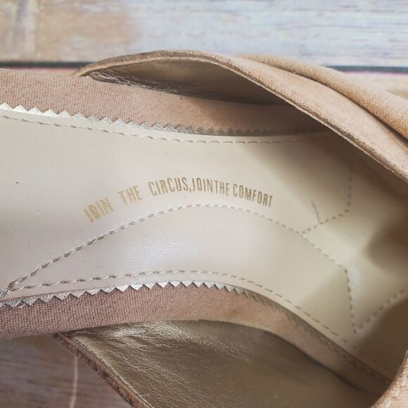 Sam Edelman by Circus Wedge Sandal Size 9.5 Tan - Picture 7 of 11